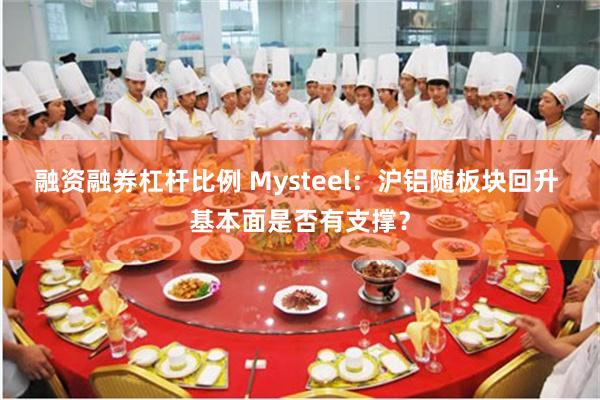 融资融券杠杆比例 Mysteel：沪铝随板块回升 基本面是否有支撑？