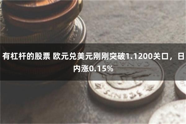 有杠杆的股票 欧元兑美元刚刚突破1.1200关口，日内涨0.15%